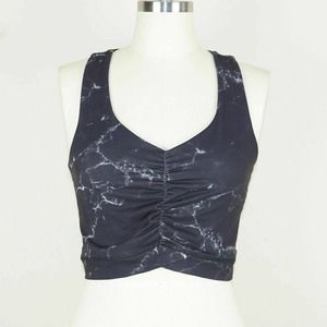 BuffBunny Buff Bunny Twist Black Bra Tank Top  L